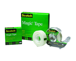 Lmlente 19mm*7.5m, 3M SCOTCH 810, ar turtju